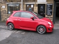 Abarth 500c Fitted with colour coded parking sensors.