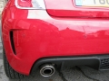 Abarth 500c Fitted with colour coded parking sensors.