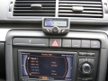 Audi A6 Avant fitted with Parrot CK3100 handsfree phone kit.(fitted without need for holes drilled)