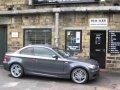 BMW 135i. Front privacy glass fitted