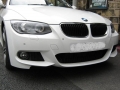 BMW 320d Conv. Laserline Front parking sensors fitted in OE location. Colour coded as per OE spec.