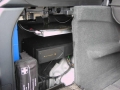 BMW X5. Two Screens fitted to standard active headrest with airbag function undisturbed. 6 Disc DVD changer fitted into boot compartment, remotely controlled.