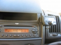 Citroen Relay Van. Parrot CK3100 handsfree phone kit fitted. "No Holes" mounting bracket manufactured to mount display in view of driver and also allowing note pad tray to still move.