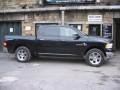 Dodge Ram. Hazard beacons installed into standard lighing clusters. Security and iPod kit upgrade.