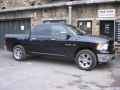 Dodge Ram. Hazard beacons installed into standard lighing clusters. Security and iPod kit upgrade.