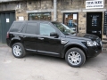 Land Rover Freelander 2. Fitted with screens trimed into original headrest. Single disc DVD installed under front seat. Cordless headphones.