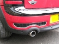 Mini Clubman Cooper S. Rear Parking sensors installed into standard locations.
