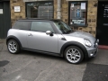 Mini Cooper D. Rear Parking sensors installed into standard locations.