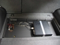 Mitsubishi Shogun Sport. In Car PC system fitted. Motorised touch screen cd tuner fitted in place of original radio. CPU fitted into boot compartment. Power supply fusebox fitted into boot for extra 12 volt supplies for other items to be fitted at later date.