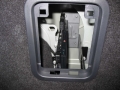Range Rover Sport. Two Screens trimmed into headrests. Single disc DVD player installed into rear of centre console. Sony Playstation 2 installed into compartment for factory DVD Changer (not fitted) .Cordless Headphones.