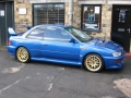 Subaru Impreza 22B. Security upgrade. CD tuner and 4 speakers installed. SVA test modifications. Speedo Converted into MPH. Limiter removed.