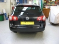 VW Passat Estate. Rear parking sensors install in factory locations.